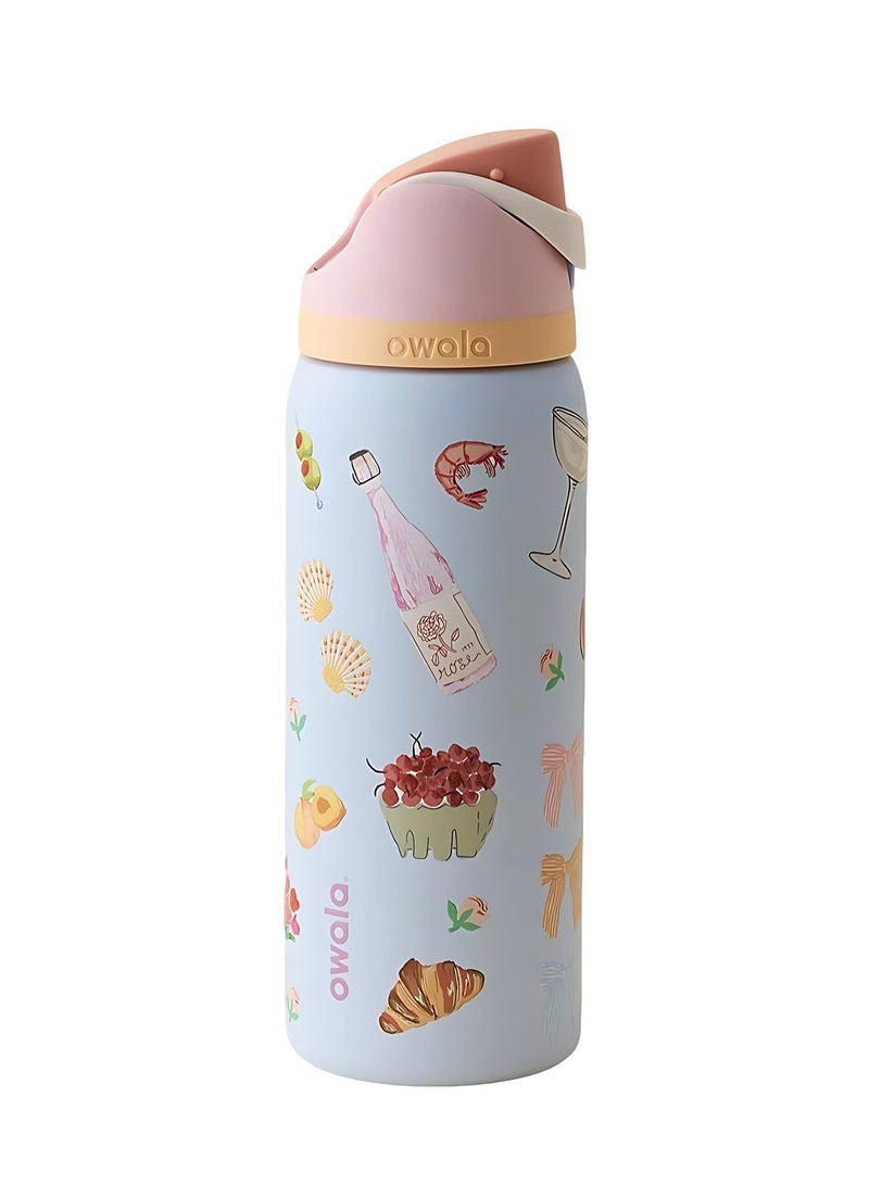 Owala Insulated Stainless Steel Water Bottle with Straw – Double-Wall, BPA-Free for Sports & School - Image 1